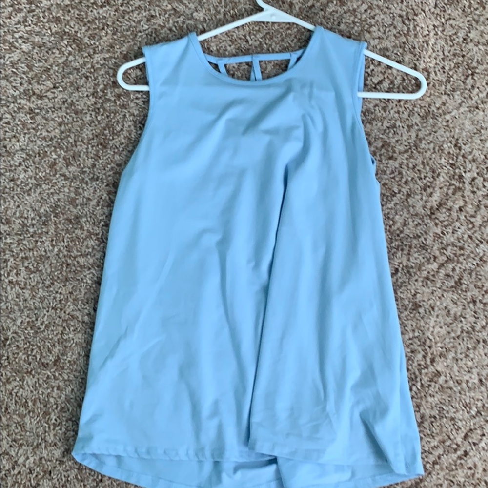I’m selling a tank top with an opening in the back